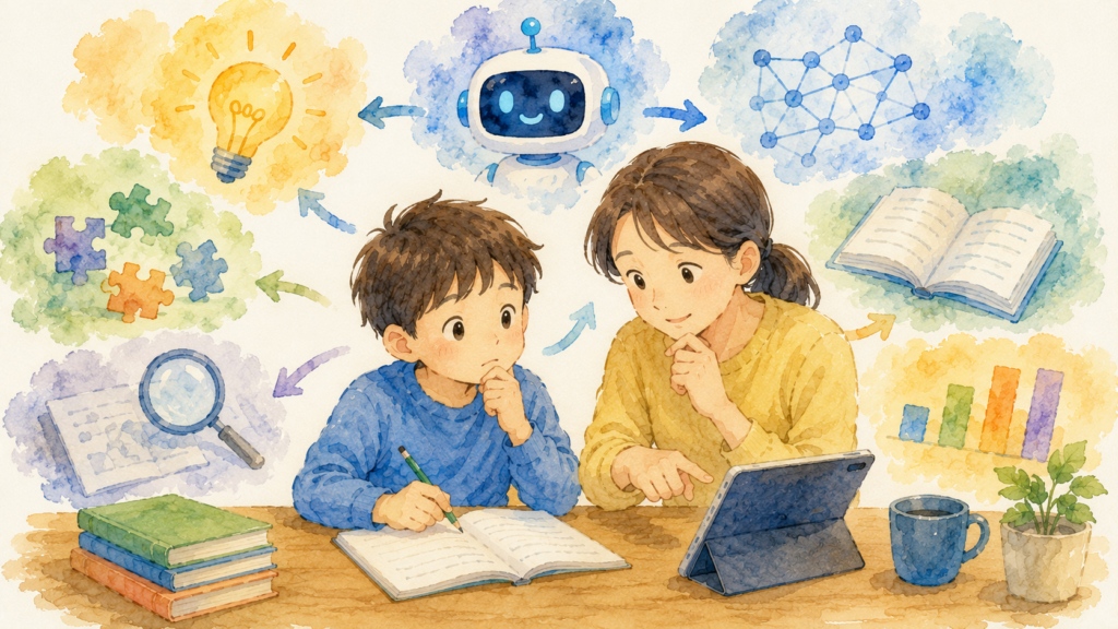 AIへの聞き方ひとつで、宿題サポートの質が変わるコツ