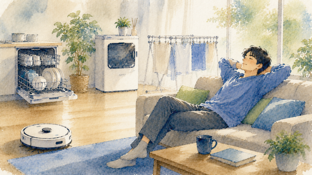 昼休みは「家電に任せて自分は休む」が正解